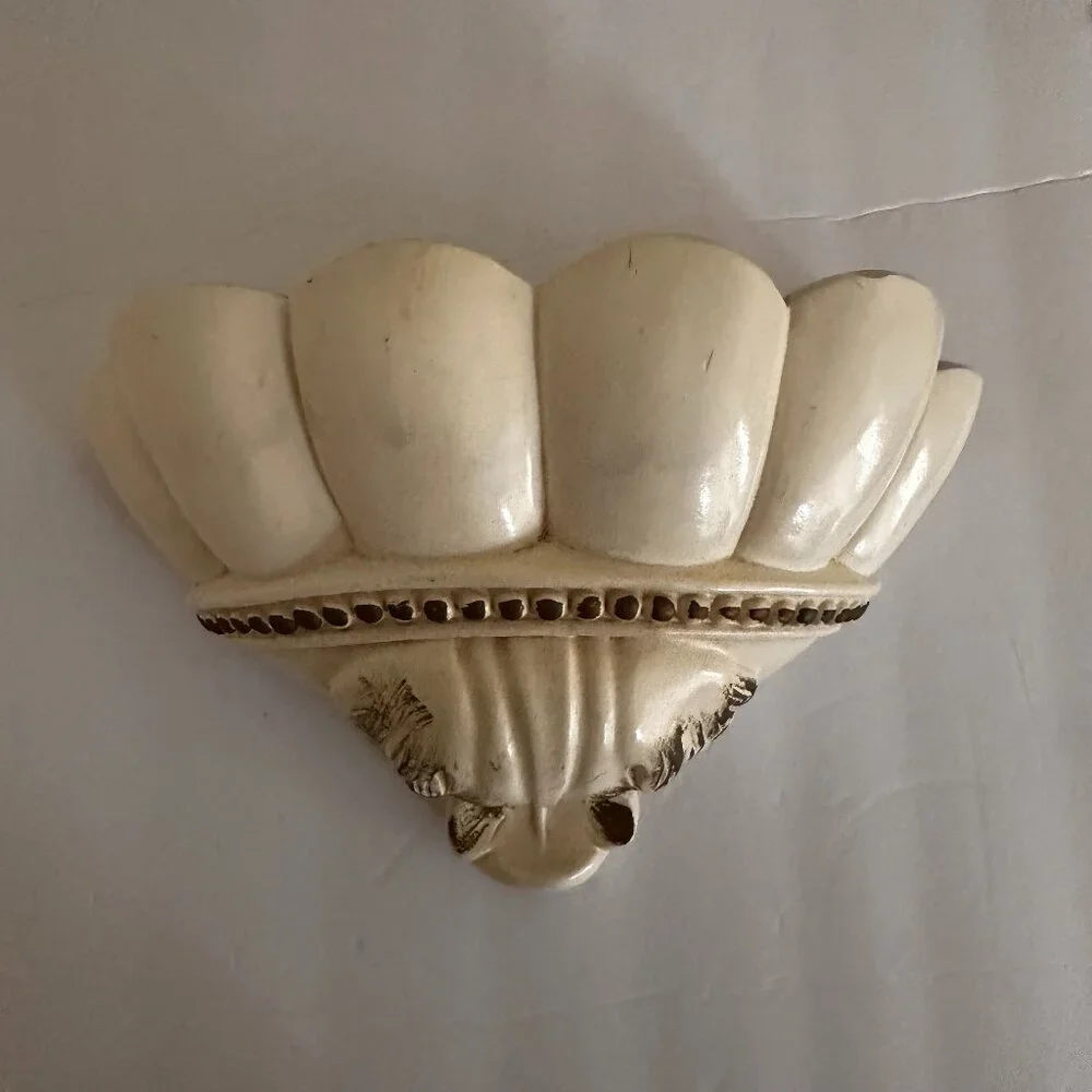 Neoclassical / Hollywood Regency–style wall sconce (1970s–1990s)